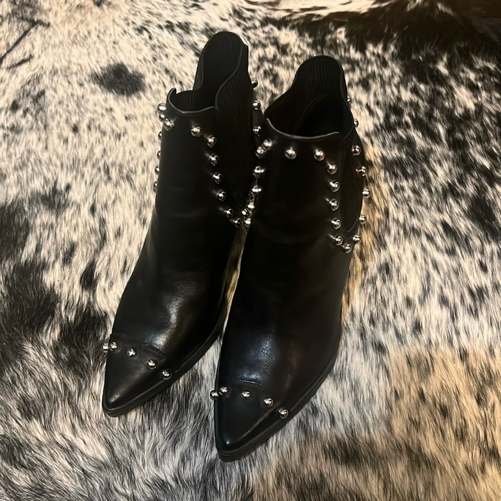 Nine West studded boots